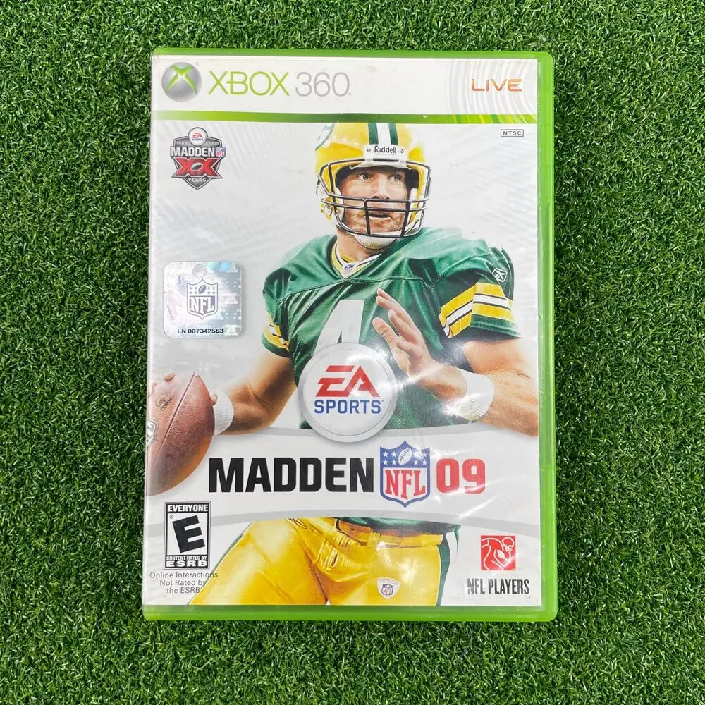 Madden NFL 09 (Microsoft Xbox 360, 2008) Complete CIB Working